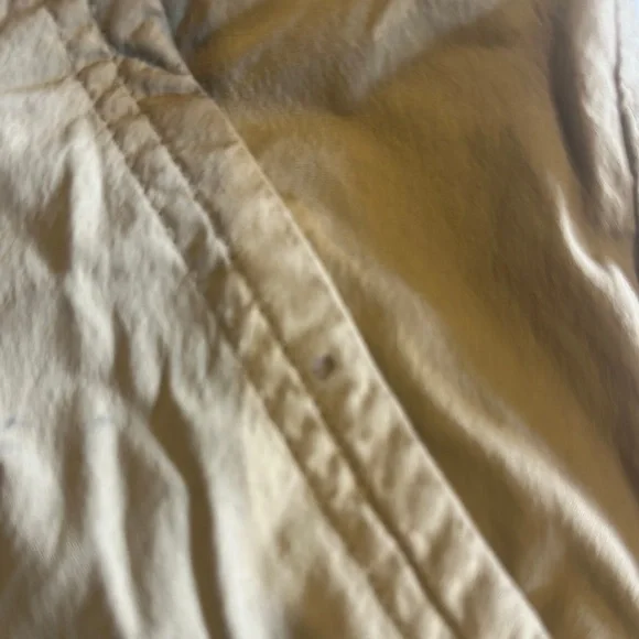 REI Relaxed Tan Cargo Pants with Relaxed Fit multiple pockets adjustable belt - Picture 14 of 14